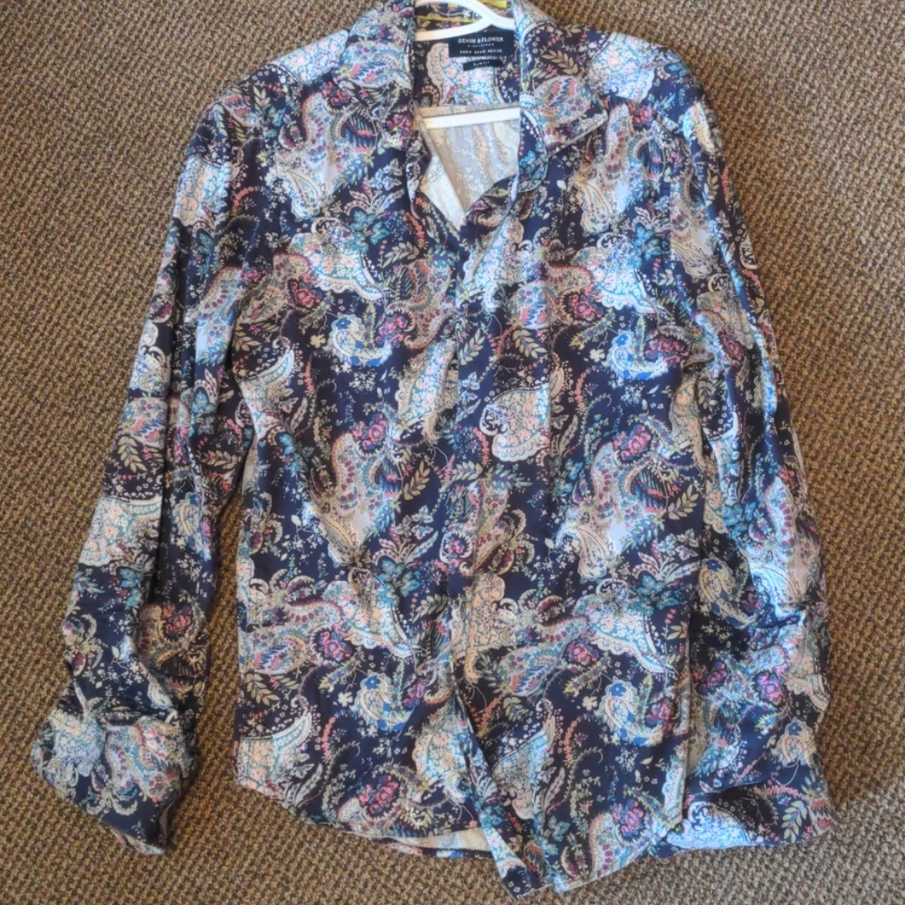 Bohemian long sleeve shirt